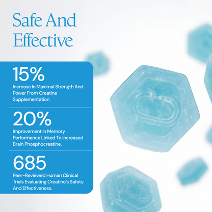 Create Creatine Monohydrate Gummies for Men & Women (Blue Raspberry)
